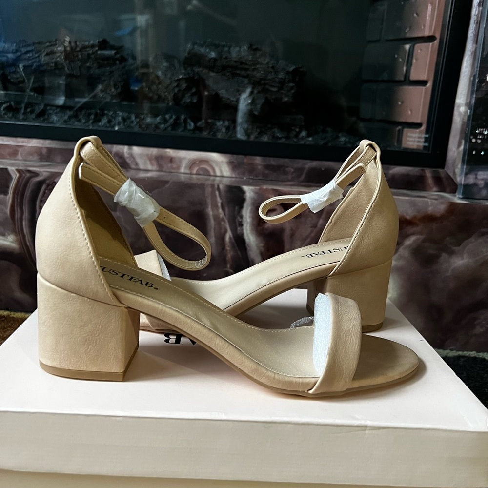 Justfab Noura “nude” dress sandals